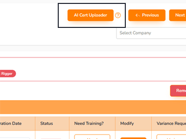 AI Workflow Interface