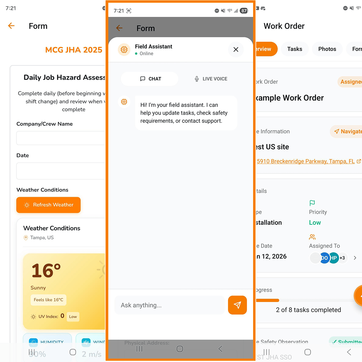 Safety & Construction Dashboard