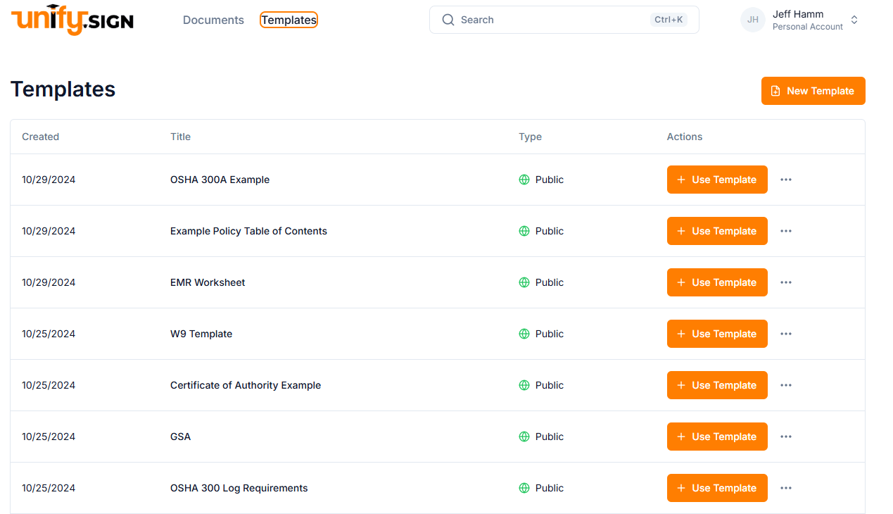 Document Management Dashboard